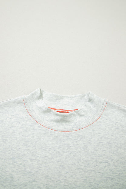 Tillandsia Purple Reversible Contrast-Stitched T-Shirt