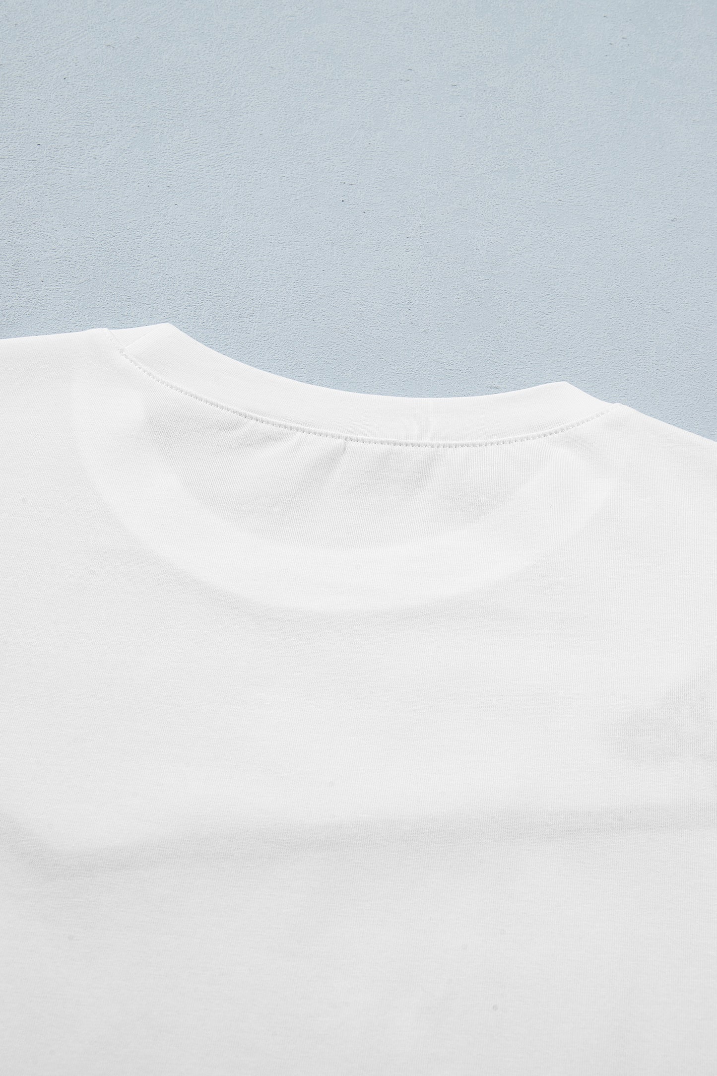 White Western Fashion Embroidered Casual Tee