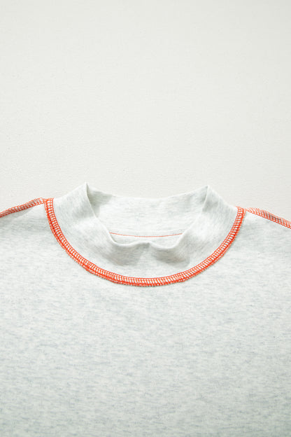 Tillandsia Purple Reversible Contrast-Stitched T-Shirt