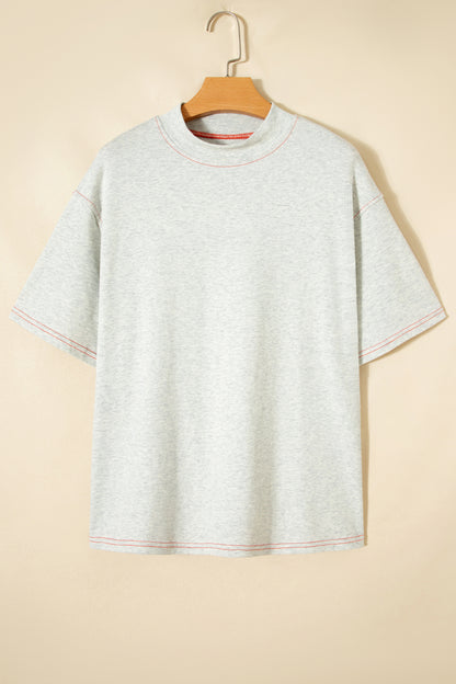 Tillandsia Purple Reversible Contrast-Stitched T-Shirt