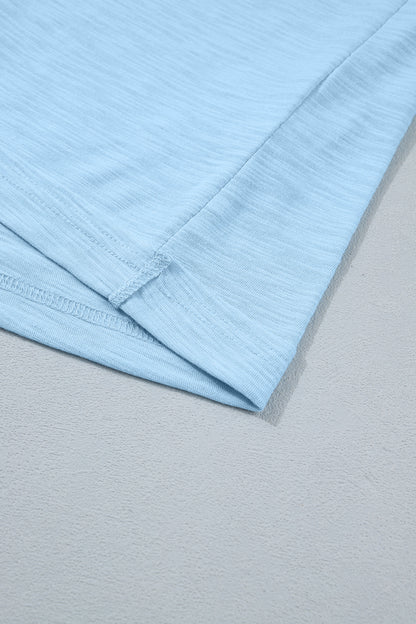 Mist Blue Western Mallard Oversized Tee