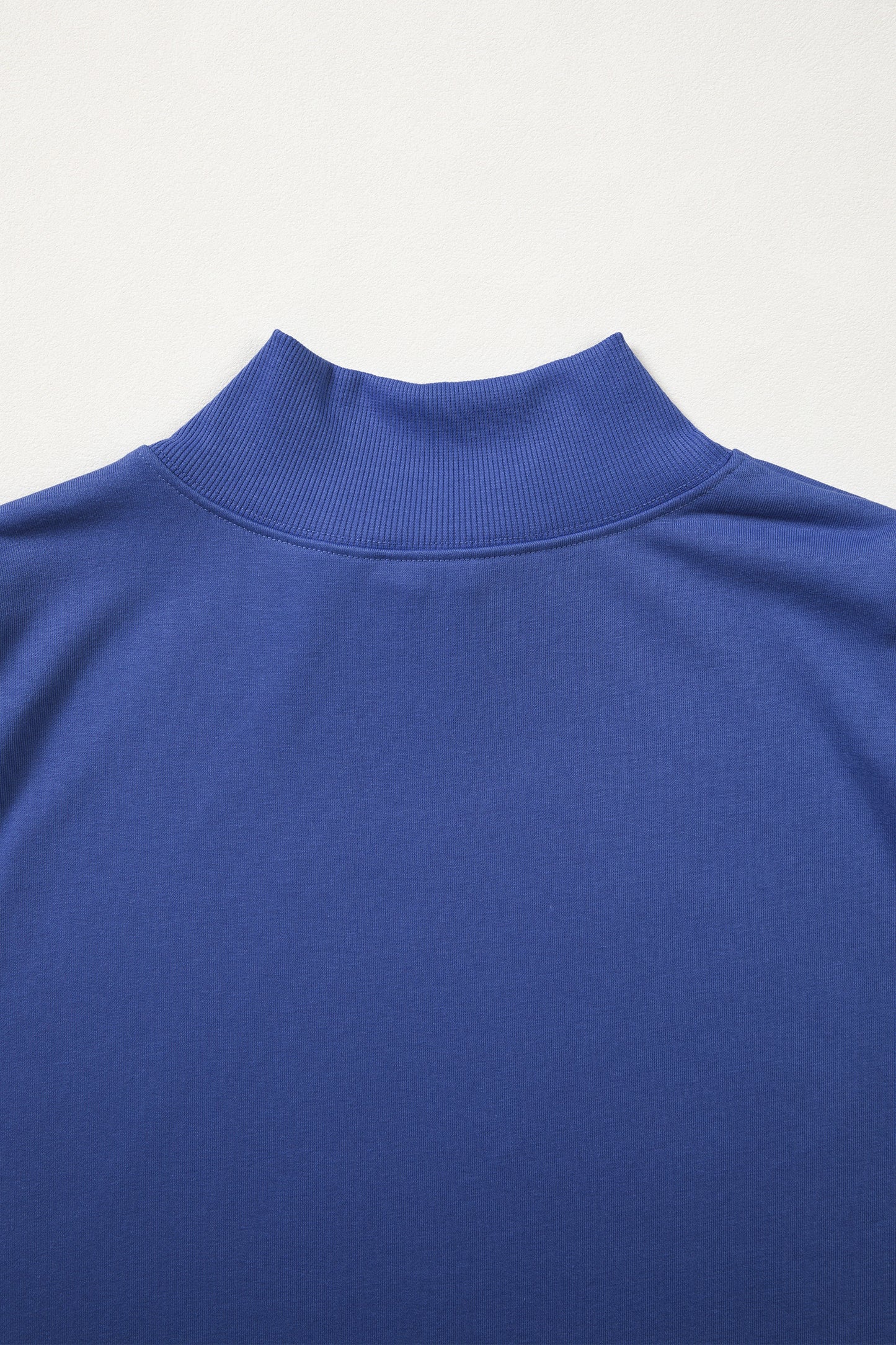 Black Solid Color High Neck Cap Sleeve Loose Top