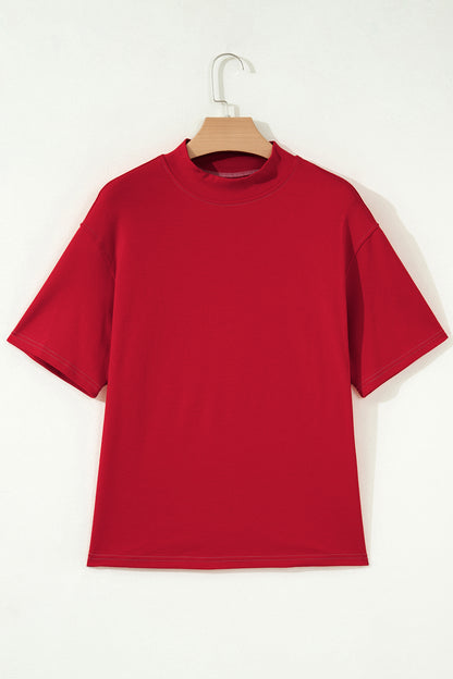 Tillandsia Purple Reversible Contrast-Stitched T-Shirt