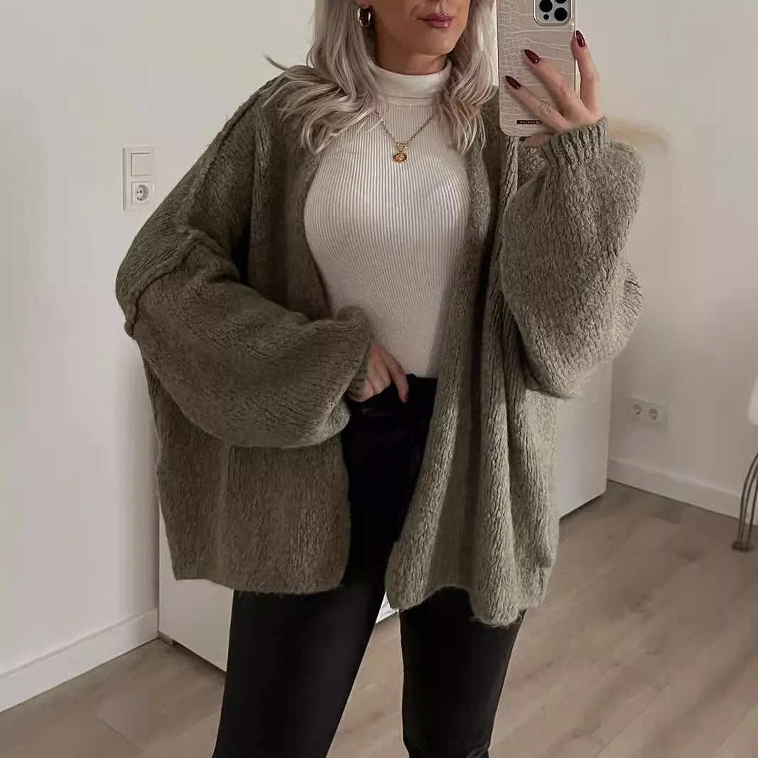 Autumn Winter Casual Knitted Sweater Cardigan
