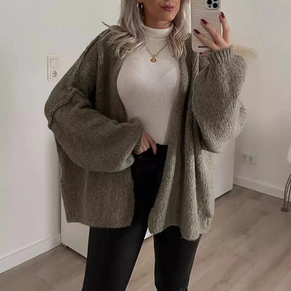 Autumn Winter Casual Knitted Sweater Cardigan