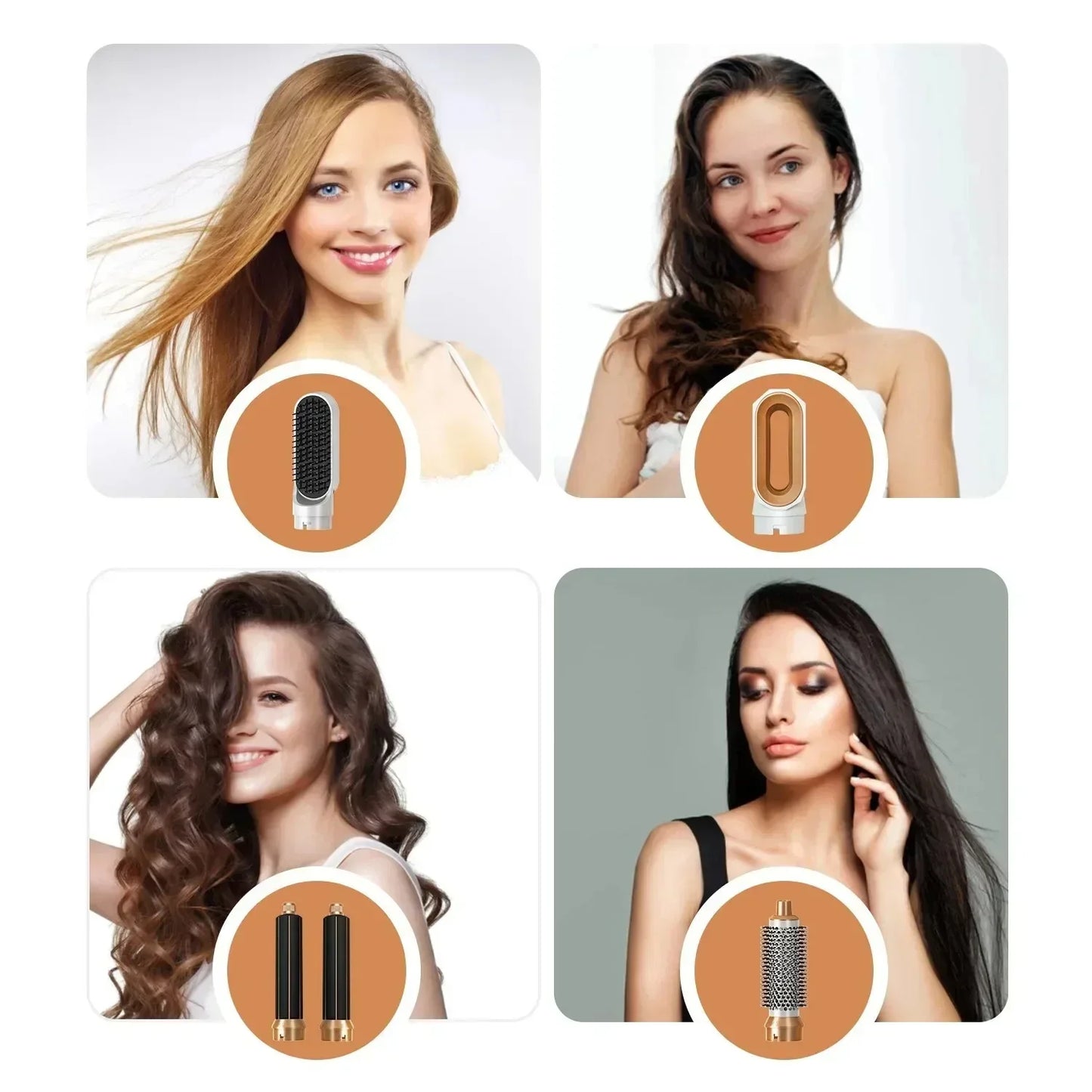 5-in-1 High-Speed Hot Air Brush & Blow Dryer