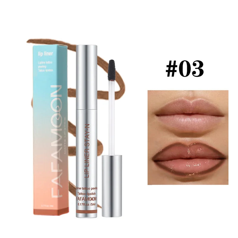 Peel Off Lip Liner – Waterproof, Long-Lasting, Non-Stick, Moisturizing Tear-Off Lip Stain