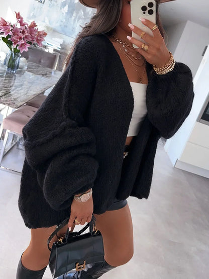 Autumn Winter Casual Knitted Sweater Cardigan