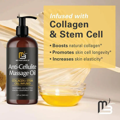 Anti-Cellulite Massage Oil – Hyaluronic Acid Skin Tightening & Firming Body Oil