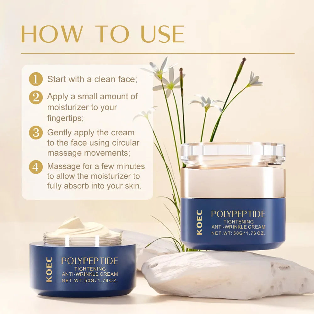 AHA+BHA+PHA Skin Booster Serum & Polypeptide Anti-Wrinkle Cream