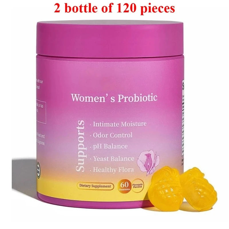 Probiotic Gummies – Pineapple Flavor Daily Gut Support