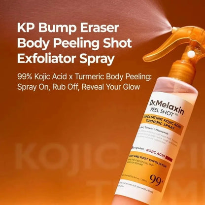 Dr. Melaxin Turmeric Body Spray – Exfoliating & Brightening Skin Mist