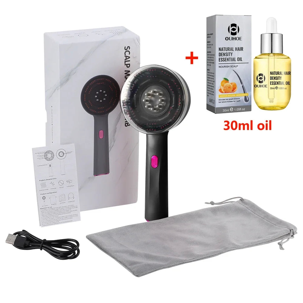 3 Modes Electric Massage Comb Portable