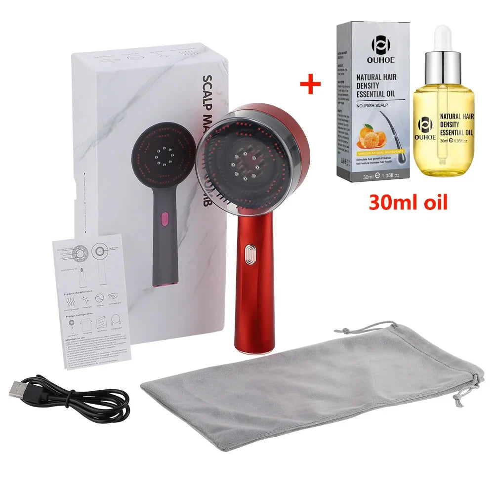 3 Modes Electric Massage Comb Portable