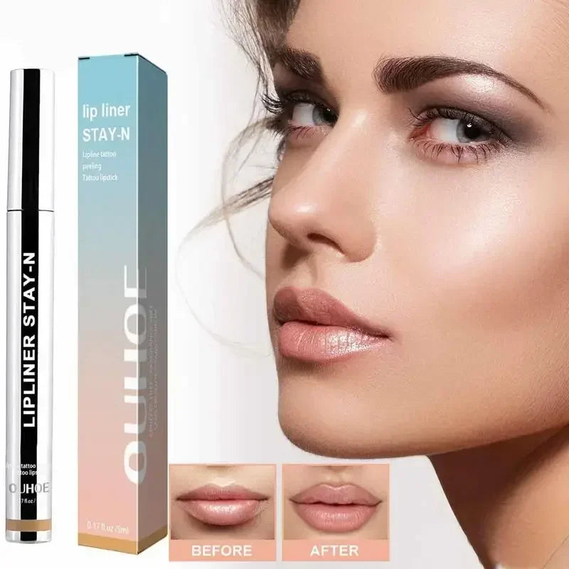 Peel Off Lip Liner – Waterproof, Long-Lasting, Non-Stick, Moisturizing Tear-Off Lip Stain