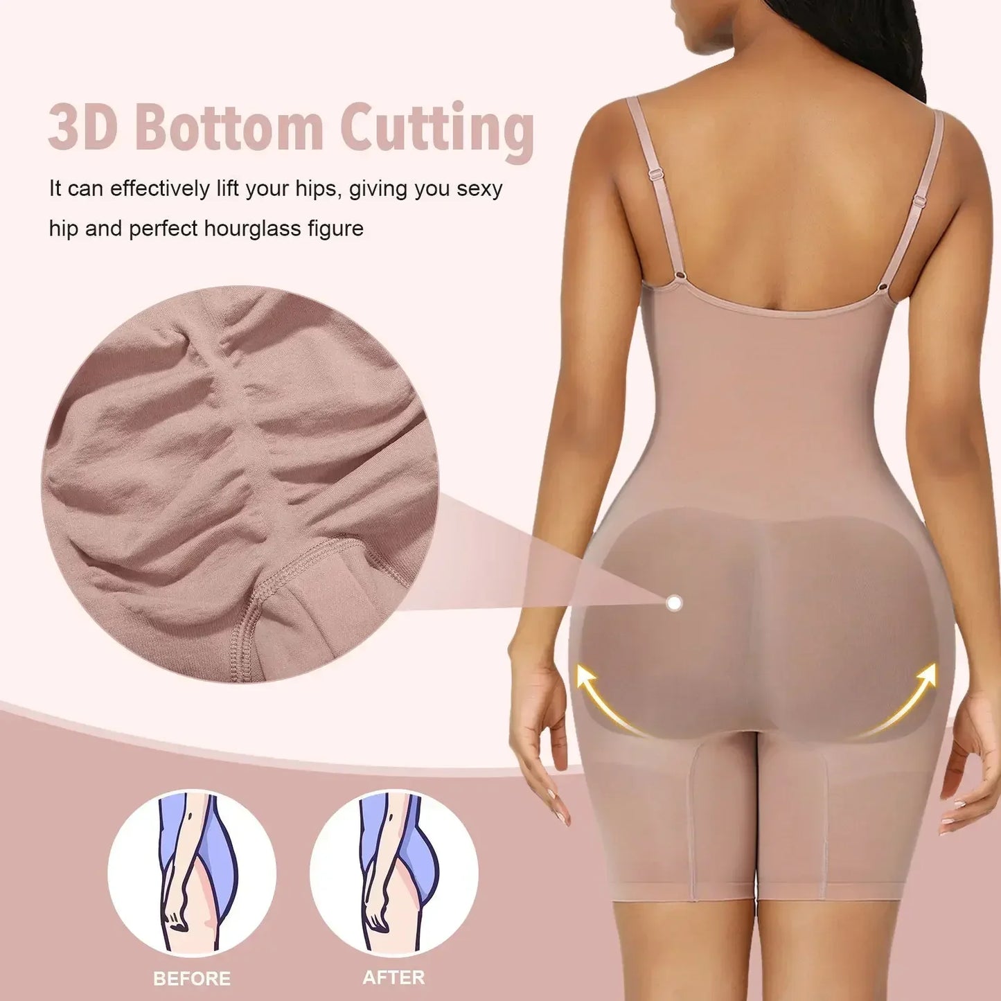 One-Piece Seamless Shapewear Bodysuit