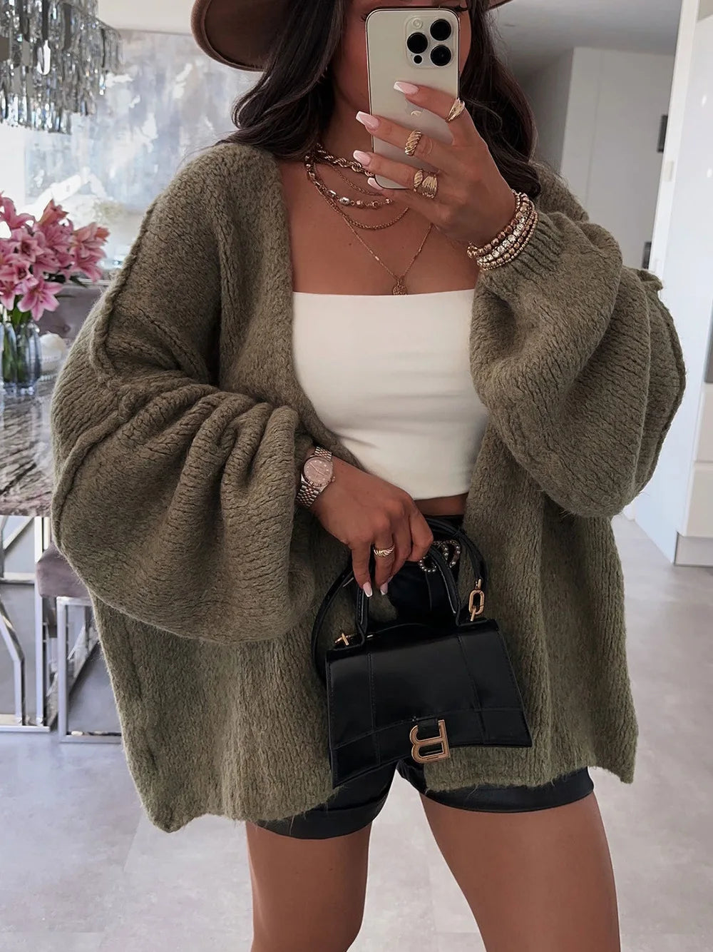 Autumn Winter Casual Knitted Sweater Cardigan