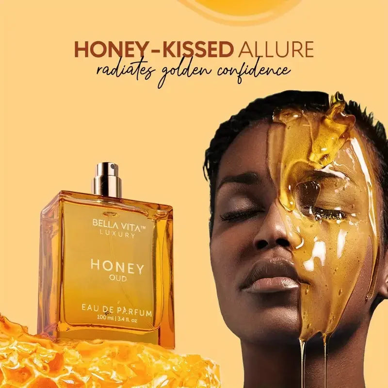 Honey Oud Eau De Parfum Long-Lasting, Alcohol-Free Unisex Fragrance (100ml)