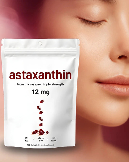 Astaxanthin 12mg Antioxidant Supplement – 120 Softgels
