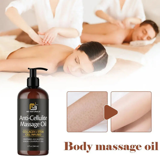 Anti-Cellulite Massage Oil – Hyaluronic Acid Skin Tightening & Firming Body Oil