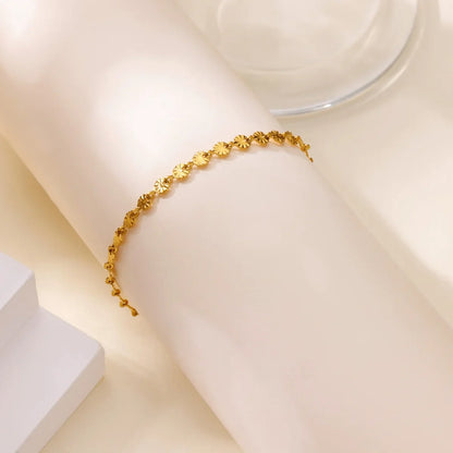 18K Gold Plated Vintage Cuff Bracelet