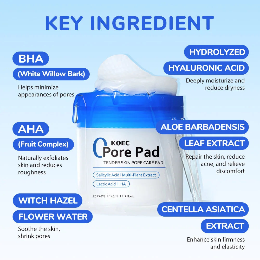 70 Pads Dual-Textured Toner Pads