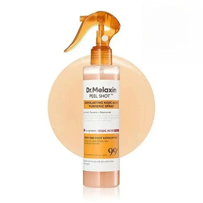 Dr. Melaxin Turmeric Body Spray – Exfoliating & Brightening Skin Mist