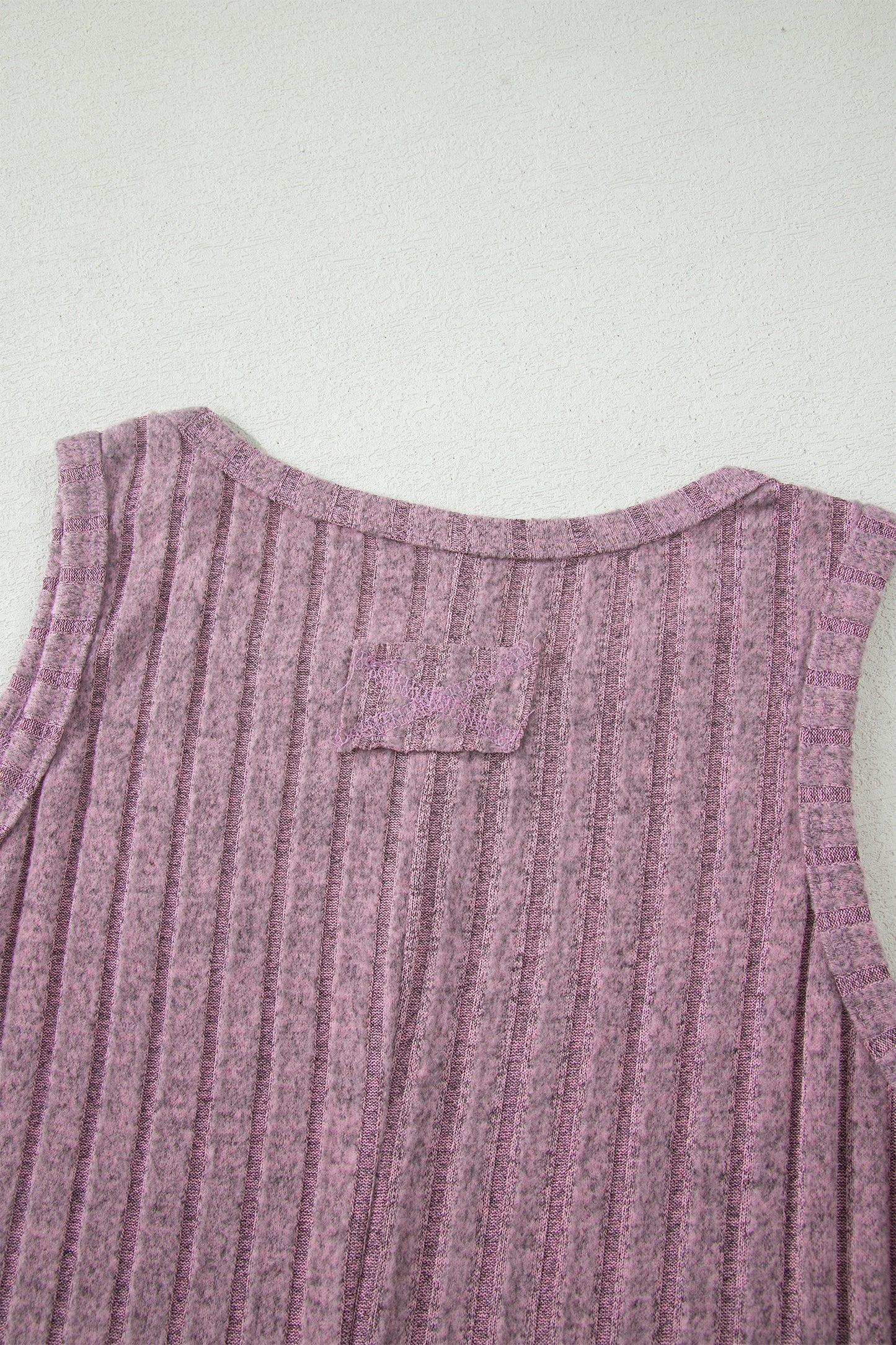 Sea Green Slim Ribbed Mineral Wash Tank Top