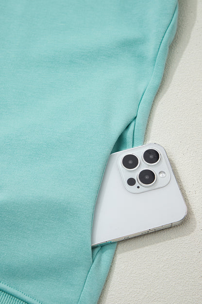 Light Grey Solid Color High Neck Cap Sleeve Loose Top