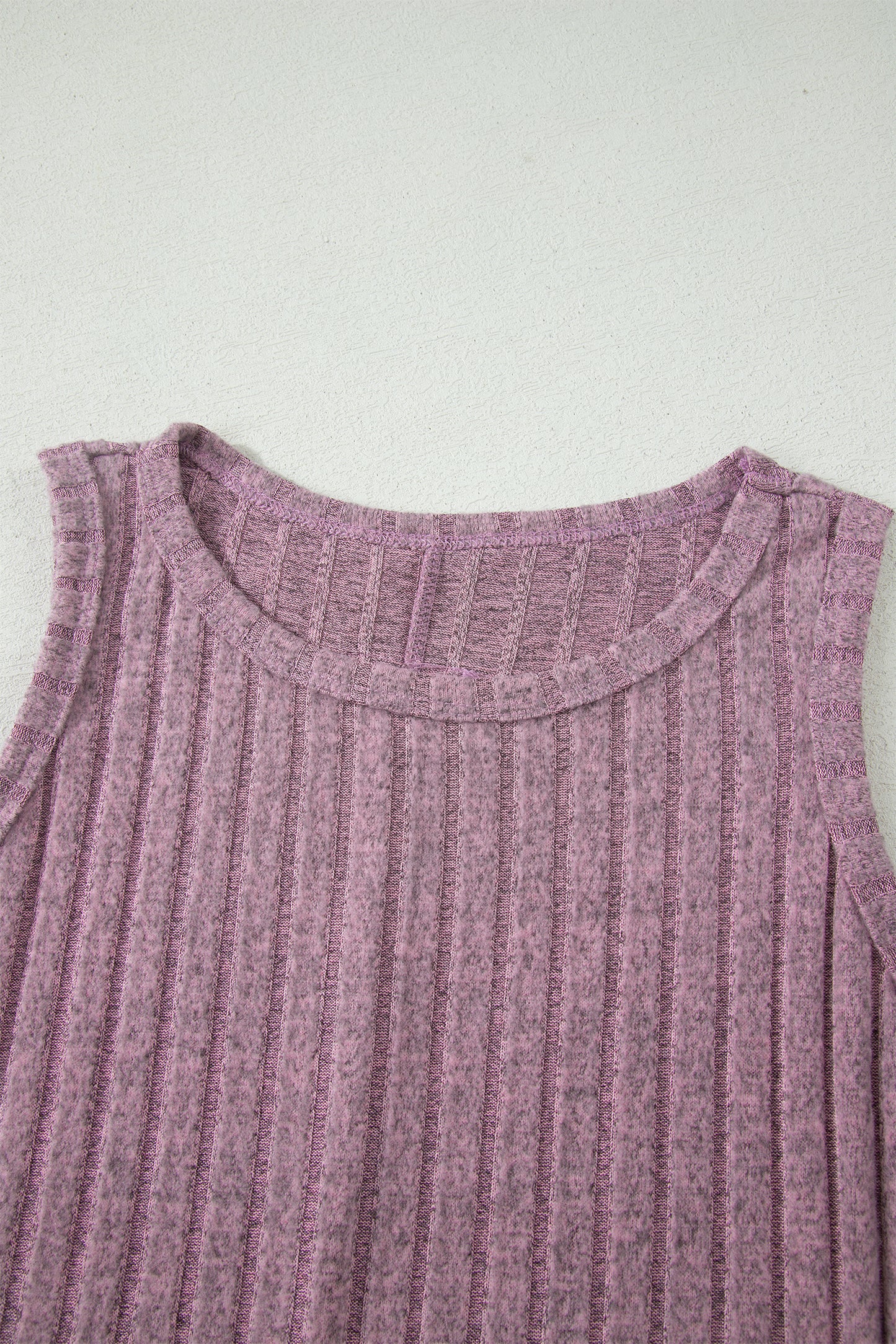 Sea Green Slim Ribbed Mineral Wash Tank Top