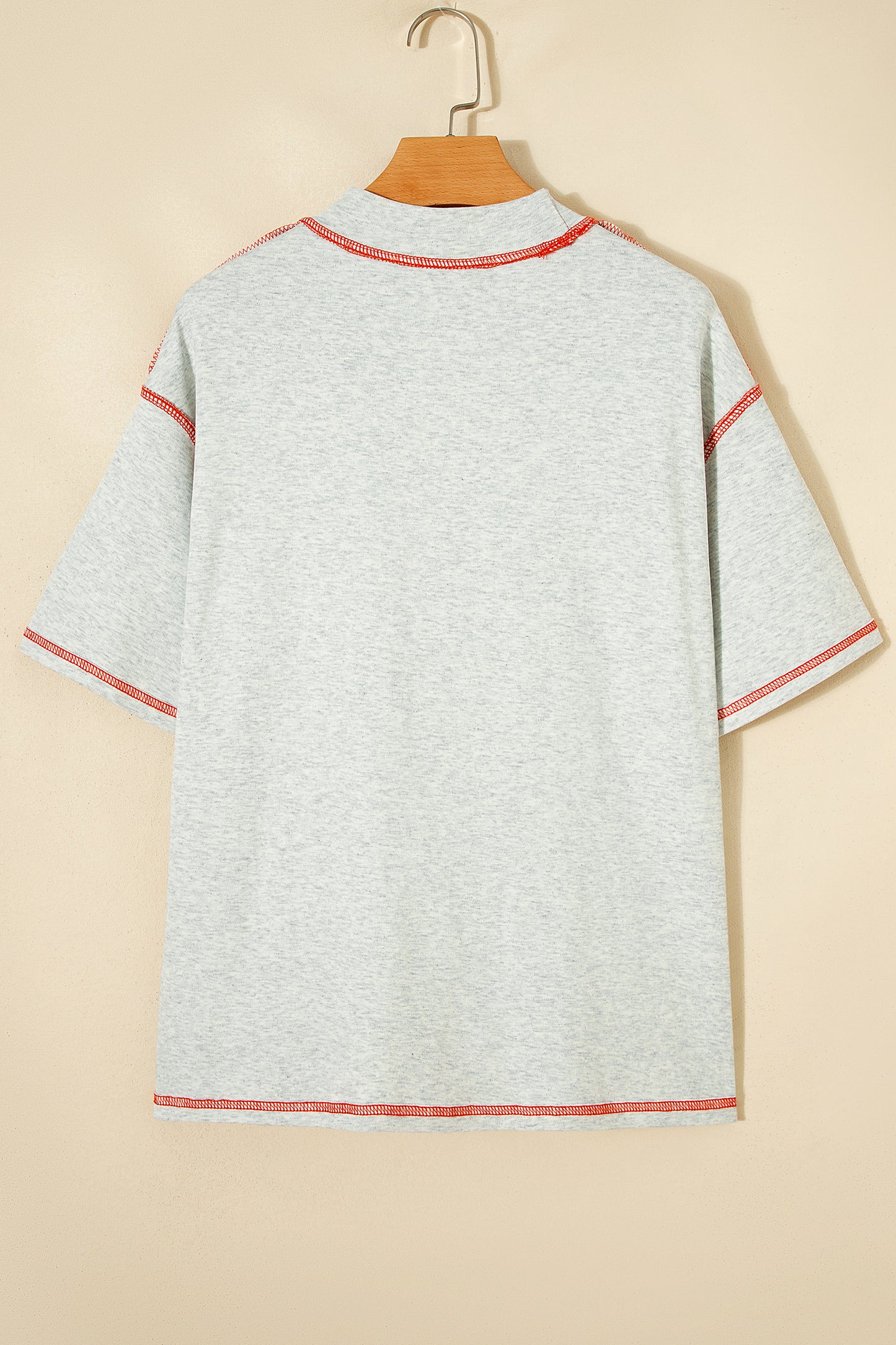 Tillandsia Purple Reversible Contrast-Stitched T-Shirt