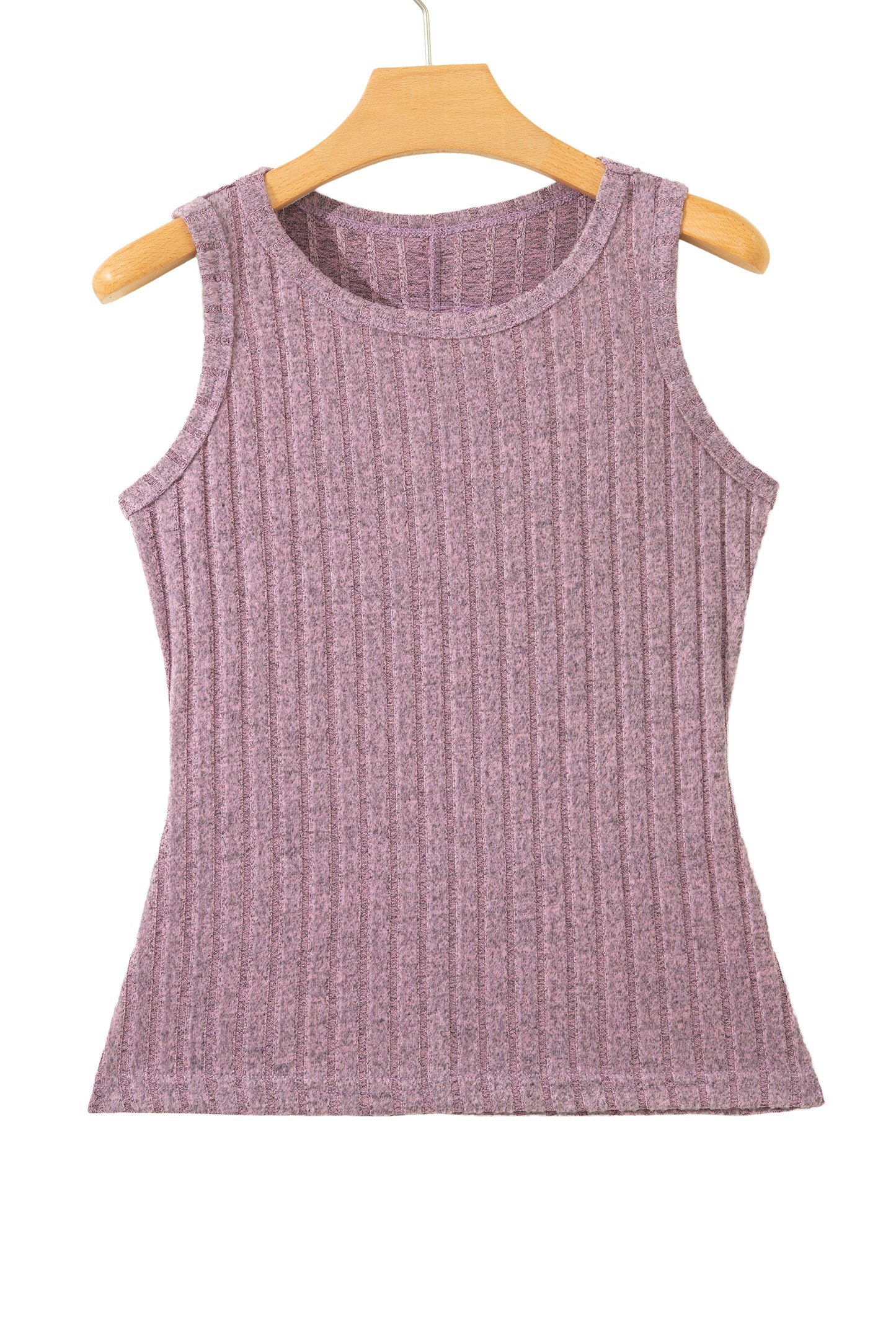 Sea Green Slim Ribbed Mineral Wash Tank Top
