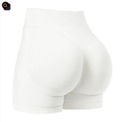 High Waist Yoga Shorts Tight Hip Raise Seamless Quick-drying Pants For Sports Fitness