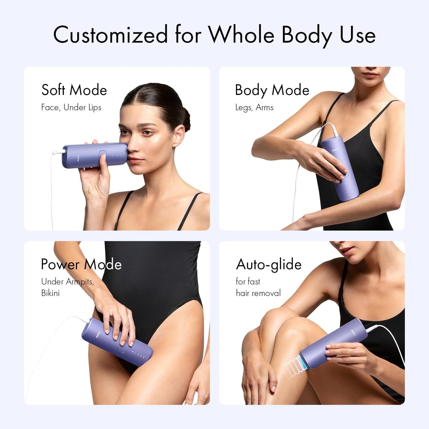 Air 10 IPL Hair Removal Device with Ice Cooling Technology – Permanent, Painless At-Home Treatments for Women and Men