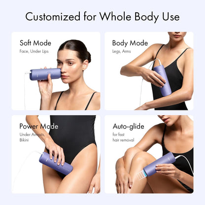 Air 10 IPL Hair Removal Device with Ice Cooling Technology – Permanent, Painless At-Home Treatments for Women and Men